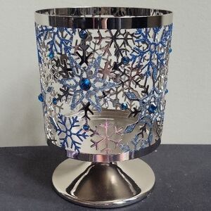 Yankee Candle Jar Holder- Winter Blue